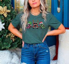 Truck Driver Christmas Shirt, Semi Truck Shirt, Trucker Christmas Gift, Retro Christmas Shirt, Holiday Tshirts, Funny Christmas, Xmas Gifts
