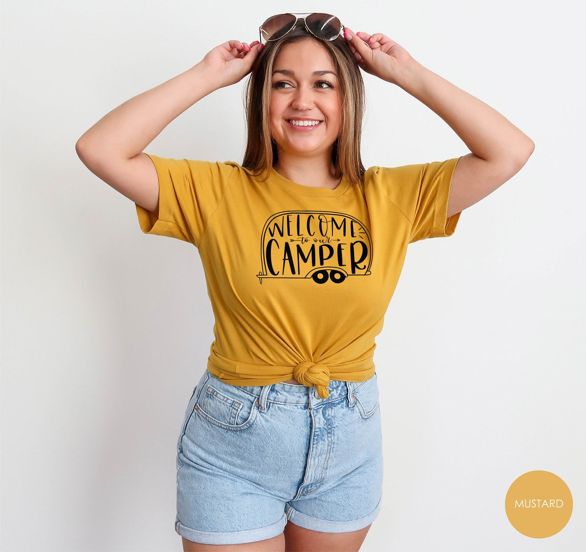 Welcome To Our Camper Shirt, Unisex Camp Shirt, Hiking Tshirt, Camping Lover Gift, Outdoor Shirt, Wildlife Shirt, Adventure Lovers Tshirt