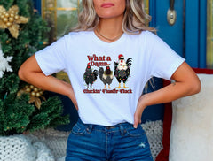 What A Damn Cluckin Fluster Fluck Christmas Shirt, Christmas Chicken Shirt, Funny Christmas Shirt, Farm Animals Shirt, Xmas Chicken Gifts