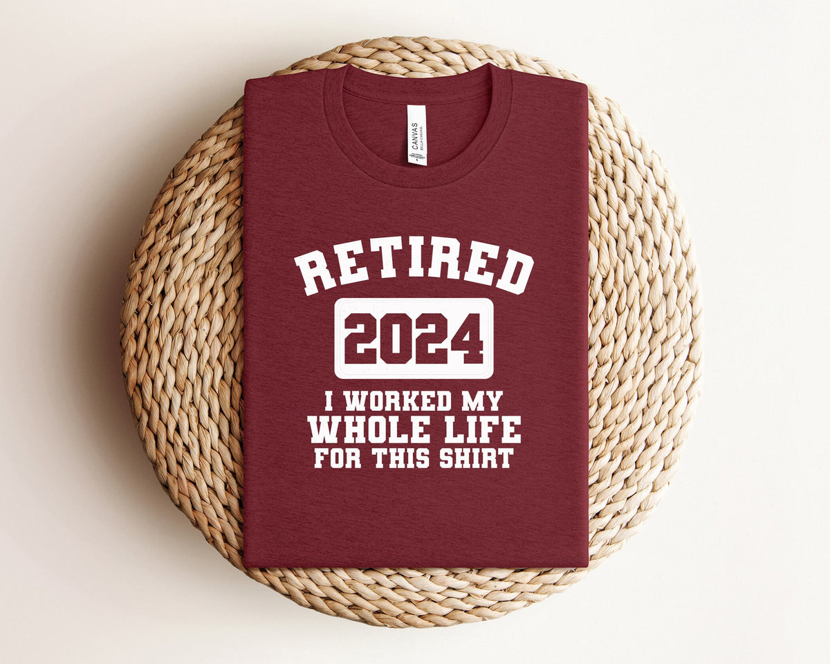 Retired Teacher Shirt Retired 2024 Shirt Retirement Shirts Funny Retired Shirt  Not My Problem Anymore Tee Retired Tee Retired Gift Teacher