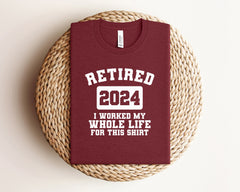 Retired Teacher Shirt Retired 2024 Shirt Retirement Shirts Funny Retired Shirt  Not My Problem Anymore Tee Retired Tee Retired Gift Teacher