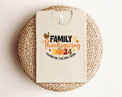 Family Thanksgiving Shirts, Thanksgiving Crew Shirts, 2024 Thanksgiving Shirts, Matching Thanksgiving Shirts, Unisex Thanksgiving Shirts
