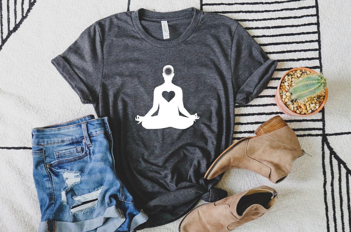Yoga Pose Shirt, Yoga Workout Apparel, Women's Yoga Shirt, Yoga Gift, Meditation Tshirt, Relaxation Shirt, Namaste Tshirt, Yoga Teacher Gift