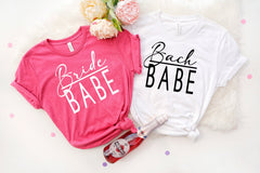 Bachelorette Party Shirts, Bride Babe Tank Top, Bach Babe Shirt, Bridal Party Shirt, Bachelorette Tanks, Bride To Be Shirt, Bridesmaid Gifts