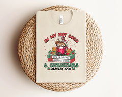 In My Hot Coco Christmas Movies Era Shirt, Retro Christmas Shirt, Christmas Movie Tee, Hot Cocoa Xmas Tshirt, Winter Shirt, Movie Lover Gift