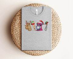 Christmas Baking Shirt, Kitchen Tools Christmas Tshirt, Xmas Baker Shirt, Unisex Christmas Shirt, Cute Holiday Tshirts, Baker Christmas Gift