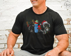 Christmas Fitness Shirt, Gym Lover Christmas Tshirt, Xmas Workout Shirt, Unisex Clothing, Kettlebell Christmas Shirt, Weight Lifting Gifts