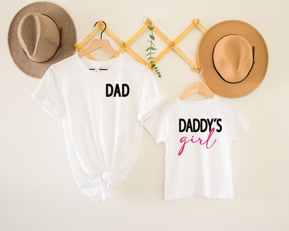 Dad And Daddy's Girl Shirt, Matching Father And Daughter Shirts, Father's Day Gift, Daddy's Girl Bodysuit, New Dad Shirt, Dad Birthday Gift