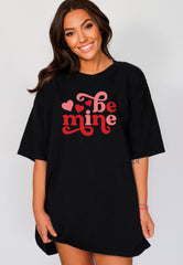 Be Mine Shirt, Valentine's Day Tshirt, Valentines Heart Shirt, Couples Valentine Shirts, Valentines Day Gift For Her, Retro Valentines Shirt