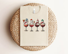 Christmas Wine Shirt, Snowman Wine Christmas Shirt, Retro Christmas Shirt, Christmas Spirit Shirt, Red Wine Xmas Tshirt, Wine Lover Gift