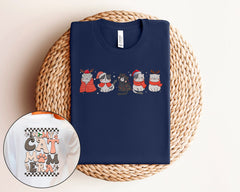 In My Cat Mom Era Christmas Shirt, Retro Christmas Shirt, Animal Lover Tshirt, Cute Christmas Shirt, Winter Clothing, Cat Mom Christmas Gift