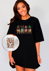 In My Pug Mom Era Christmas Shirt, Dog Mom Christmas Shirt, Retro Christmas Shirt, Animal Lover Tshirt, Holiday Shirts, Christmas Pug Gift