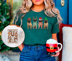 In My Pug Mom Era Christmas Shirt, Dog Mom Christmas Shirt, Retro Christmas Shirt, Animal Lover Tshirt, Holiday Shirts, Christmas Pug Gift