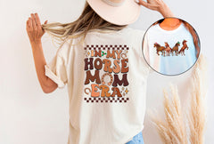 In My Horse Mom Era Christmas Shirt, Retro Christmas Shirt, Christmas Animals Tshirt, Xmas Country Shirt, Horse Mom Shirt, Horse Lover Gifts