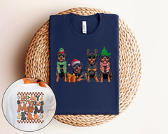 In My Rottweiler Mom Era Christmas Shirt, Dog Mom Christmas TShirt, Cute Rottweiler Xmas Shirt, Retro Christmas Shirt, Gifts For Dog Owner