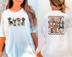 In My Chihuahua Mom Era Christmas Shirt, Retro Christmas Shirt, Christmas Animals Shirt, Funny Chihuahua Xmas Tshirt, Dog Mom Christmas Gift