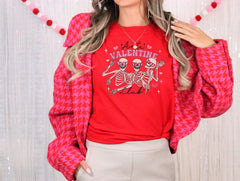 Anti Valentine Club Shirt, Funny Valentines Shirt, Skull Valentines Shirt, Skeleton Love Shirt, Spooky Valentine Shirt, Valentine's Day Gift
