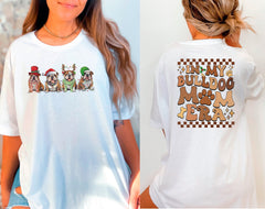 In My Bulldog Mom Era Christmas Shirt, Retro Christmas Shirt, Xmas Animals, Dog Mom Christmas Shirt, Cute Bulldog Shirt, Dog Lover Xmas Gift