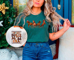 In My Horse Mom Era Christmas Shirt, Retro Christmas Shirt, Christmas Animals Tshirt, Xmas Country Shirt, Horse Mom Shirt, Horse Lover Gifts
