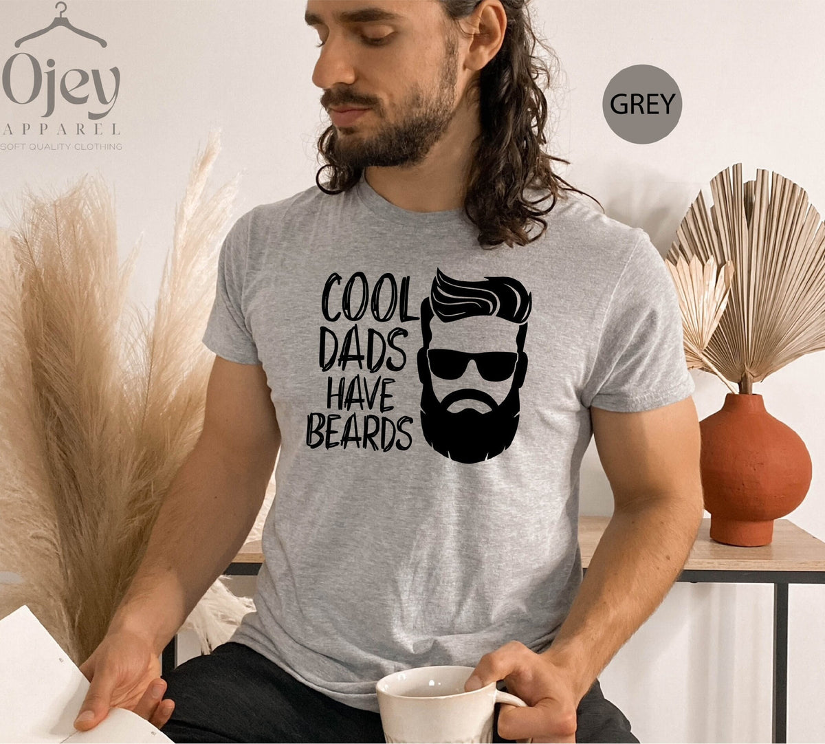 Cool Dads Have Beards Shirt, Funny Fathers Day Shirt, Dads With Beards Tshirt, Beard Lover Men Shirts, Cool Husband Tshirt, Fathers Day Gift