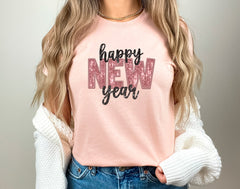 Happy New Year Shirt, 2026 Women's Shirts, New Years Eve Shirt, Cute Holiday Shirt, New Years Party, Trendy Shirt, New Years Gift