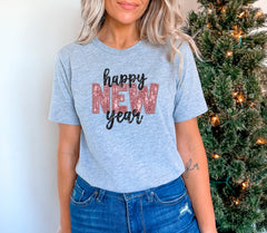 Happy New Year Shirt, 2026 Women's Shirts, New Years Eve Shirt, Cute Holiday Shirt, New Years Party, Trendy Shirt, New Years Gift
