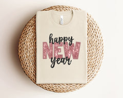 Happy New Year Shirt, 2026 Women's Shirts, New Years Eve Shirt, Cute Holiday Shirt, New Years Party, Trendy Shirt, New Years Gift