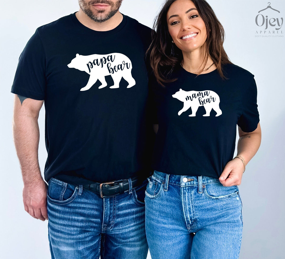 Mama Bear Shirt, Papa Bear Tshirt, Bear Family T-Shirts, Family Matching Shirts, Mother's Day Shirts, Mama Papa Bear, Mother And Father Gift