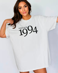 Vintage 1994 Shirt, Cute Birthday Shirt, Born in 1994 Shirt, Birthday Outfit, Womens Clothing, Birthday Party, 30th Birthday Gift For Her