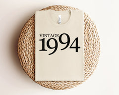 Vintage 1994 Shirt, Cute Birthday Shirt, Born in 1994 Shirt, Birthday Outfit, Womens Clothing, Birthday Party, 30th Birthday Gift For Her