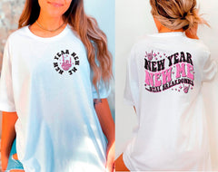 New Year New Me Mental Breakdowns Shirt, Funny New Years Shirt, Happy New Years 2026, Women's New Years Shirts, Retro Mental Health Tee