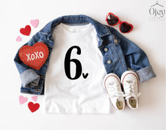 6 Birthday T-Shirt, 6 Year Old Birthday Shirt, Birthday Shirt For Kids, Six Year Old Girl Gift, 6th Birthday Shirt Girl, 6th Birthday Gift