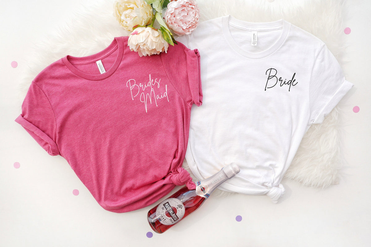 Bride to Be Shirts, Bachelorette Crew Tshirt, Gift for Bridesmaids, Bridal Shower Shirts, Bridesmaid Shirts, Wedding Tee, Brides Maid Gifts