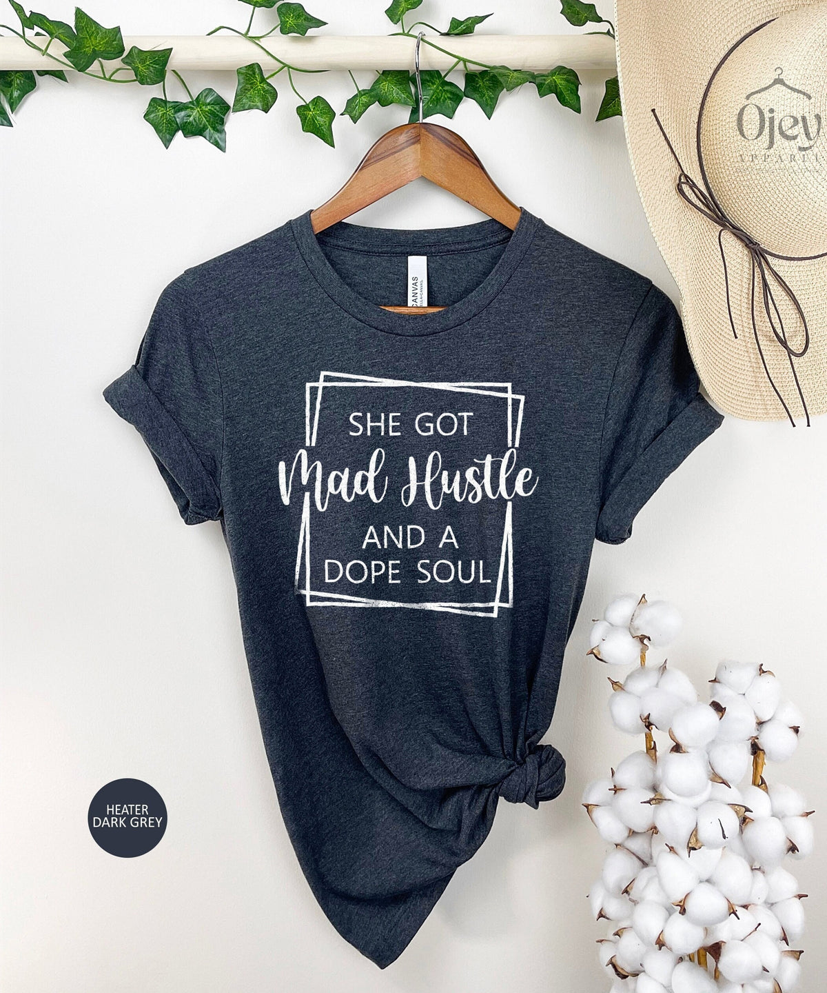 She Got Mad Hustle And A Dope Soul Shirt, Gift For Mom, Mothers Day Shirt, Cute Mom Shirt, Mother Hustler Shirt, Funny Mom, Girlfriend Gift