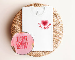 In My Lover Era Shirt, Cute Valentine Shirt, Valentine's Day Tshirt, Valentine Heart Shirt, Retro Valentine Crewneck, Gift For Girlfriend