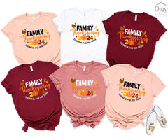 Family Thanksgiving Shirts, Thanksgiving Crew Shirts, 2024 Thanksgiving Shirts, Matching Thanksgiving Shirts, Unisex Thanksgiving Shirts