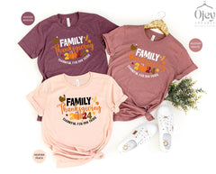 Family Thanksgiving Shirts, Thanksgiving Crew Shirts, 2024 Thanksgiving Shirts, Matching Thanksgiving Shirts, Unisex Thanksgiving Shirts