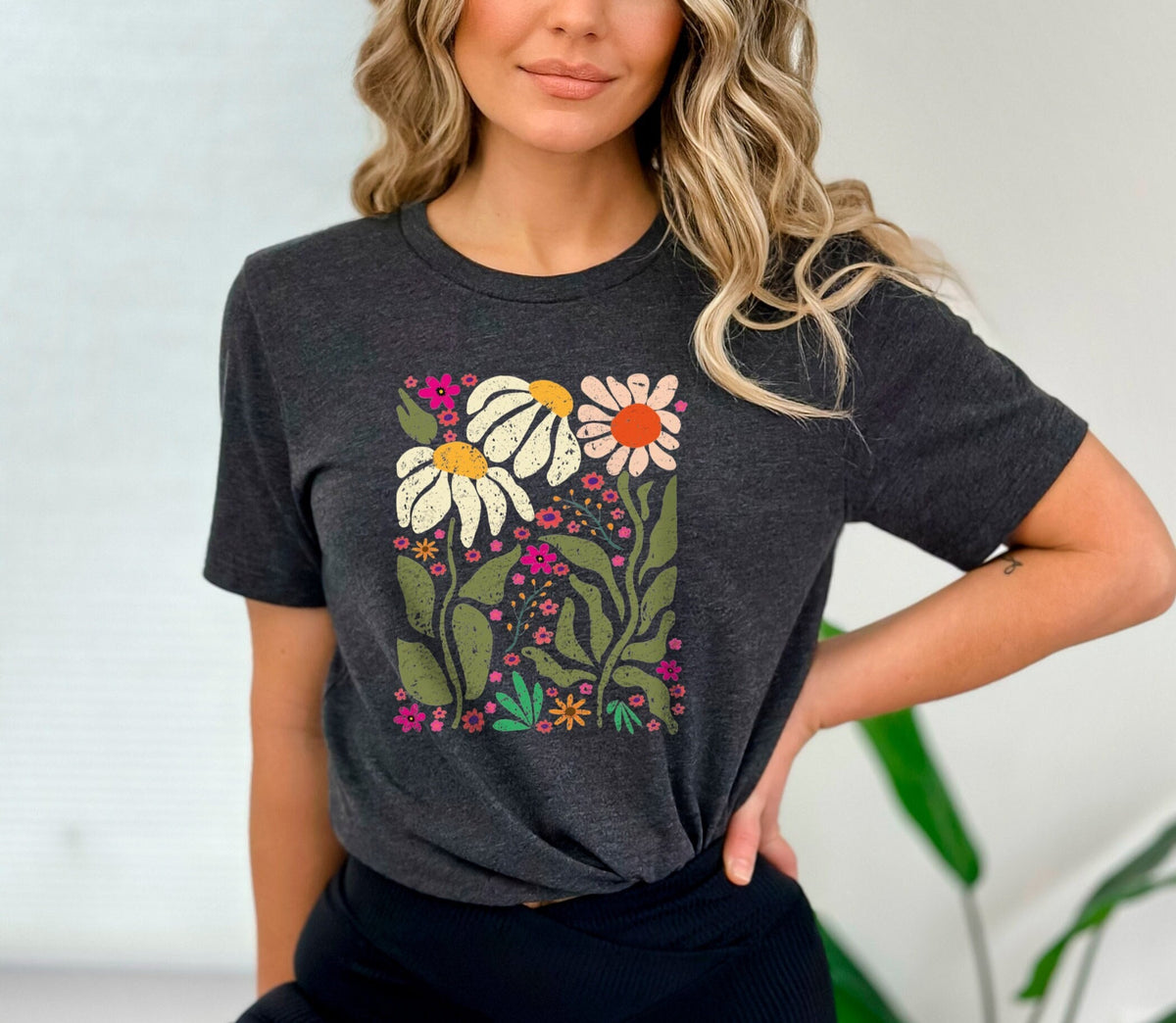 Wildflower T-Shirt, Vintage Flower Shirt, Floral T-Shirt, Wild Flowers Shirt, Gift For Women, Flower Shirt, Ladies Shirts, Best Friend Gift