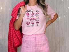 God Says I Am Shirt, Valentine's Day Shirt, Valentines Heart, Religious Valentines Shirts, Christian Valentine Shirt, Valentines Day Gift