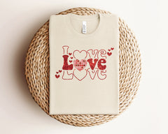 Love Shirt, Valentine's Day Shirt, Gift For Her, Valentines Heart Shirt, Cute Valentine Shirt, Valentines Day Gift, Retro Valentines Shirt