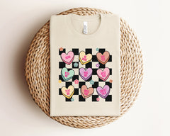 Valentine's Heart Shirt, Retro Valentine Shirt, Women's Clothing, Cute Valentine Shirt, Valentines Day Shirt, Valentines Gift From Husband