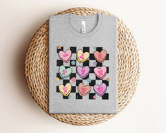 Valentine's Heart Shirt, Retro Valentine Shirt, Women's Clothing, Cute Valentine Shirt, Valentines Day Shirt, Valentines Gift From Husband