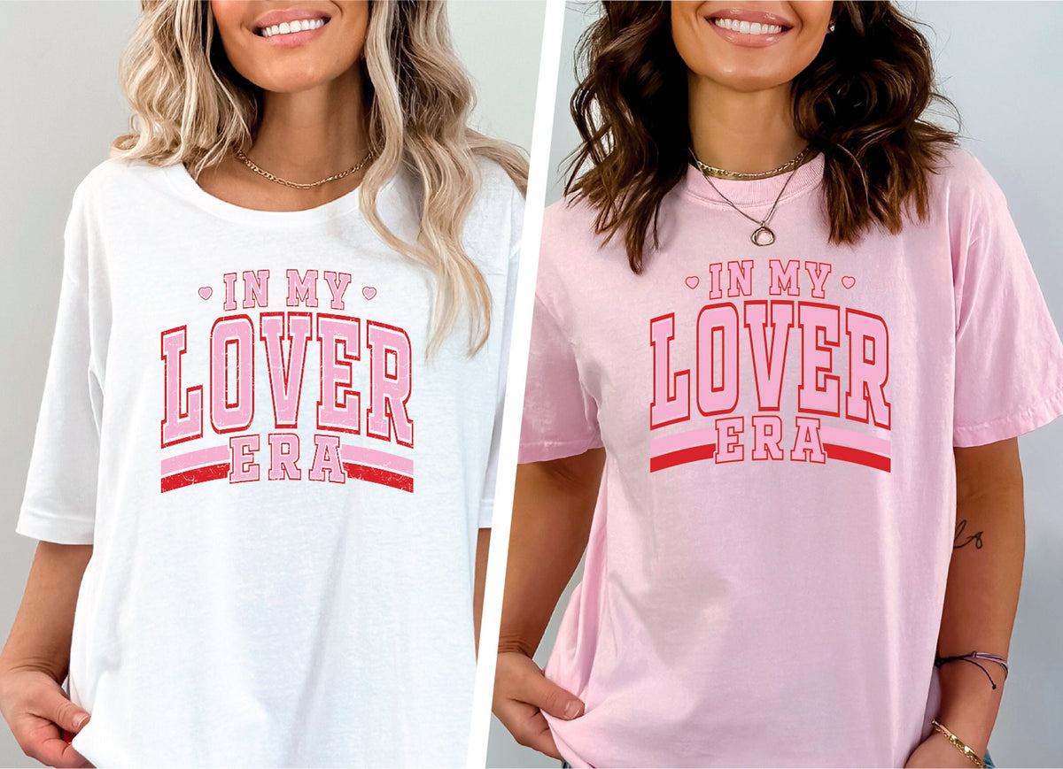 In My Lover Era Shirt, Retro Valentine's Shirt, Valentines Day Tshirt, Love Crewneck, Couples Valentine Shirts, Valentines Gift For Wife