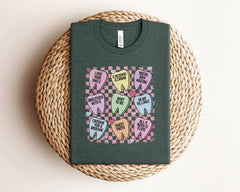 Sweet Words Dentist Shirt - Valentines Day Dentist Gift - Dental Hygienist Valentines T-Shirt - Dental Assistant Shirt - Funny Dentist Tee