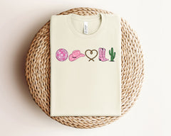 Howdy Valentine Shirt - Cowgirl Valentine Tees - Valentines Day T-Shirt - Cowgirl Valentine Outfit - Valentine Gift - Cute Country Valentine
