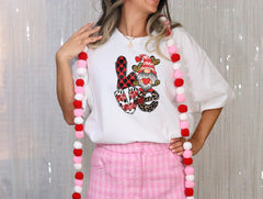 Valentine Gnome Shirt, Love Tshirt, Girlfriend T-Shirt, Funny Valentine Shirt, Retro Valentines, Cute Valentine Shirt, Valentine's Day Gifts