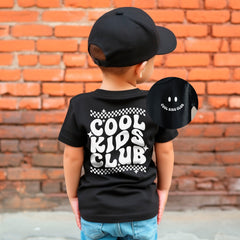 Cool Kids Club Shirt, Funny Toddler T-Shirts, Trendy Shirts For Kids, Children Crewneck, Front Back Shirt, Kids Club, Daughter And Son Gift