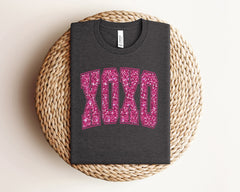 Xoxo Shirt, Cute Valentine Tee, Womens Clothing, Valentines Day Shirt, Retro Valentines Shirt, Womens Clothing, Valentines Day Gift For Her