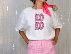 Xoxo Shirt, Valentines Day Shirt, Girlfriend Shirt, Womens Clothing, Cute Valentine Tee, Retro Valentines Shirt, Valentines Day Gift For Her