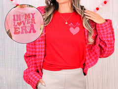In My Lover Era Shirt, Retro Valentine Shirt, Valentine's Day T-Shirt, Valentine Heart Shirt, Cute Valentine Shirt, Valentines Gift For Her
